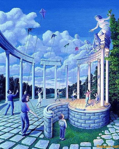 Rob Gonsalves картина нити