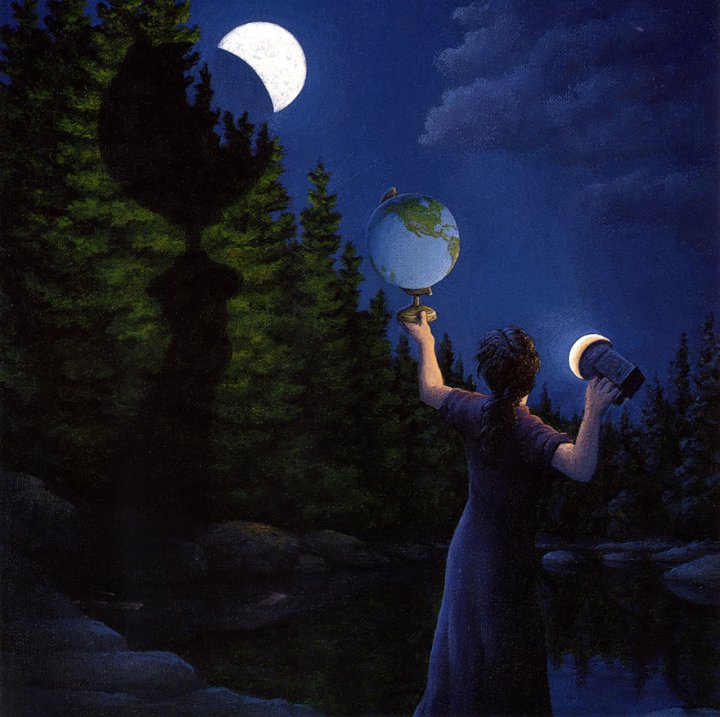 Rob Gonsalves Роб Гонсалвес картина затмение луны