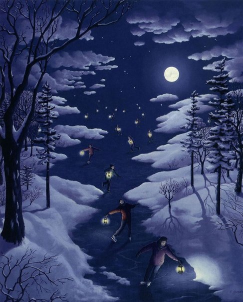 Художник Роб Гонсалвес Rob Gonsalves - Звездопад