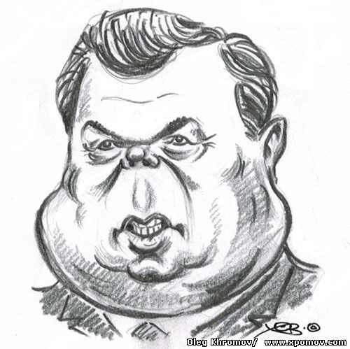 Губернатор Калужской области Анатолий Артамонов шарж карикатура