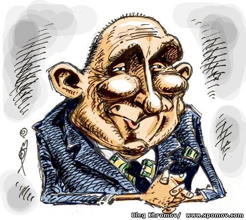 Губернатор Челябинской области Борис Дубровский шарж карикатура
