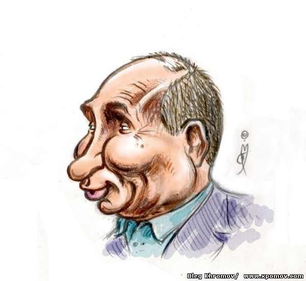 Сказочный Владимир Путин ботоксный шарж