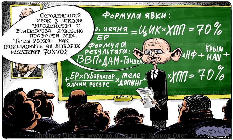 Кириенко дал урок представителям властей регионов как обеспечить 70 процентов голосов на президентских выборах | карикатура