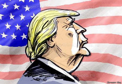 Рисунок картинка Donald Trump Белый Дом The White house