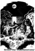 Pomeranian fortellinger fra Norge, Man på månen, illustrasjonsbilde