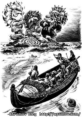 Pomeranian historier, illustrasjon av Kongen av havet